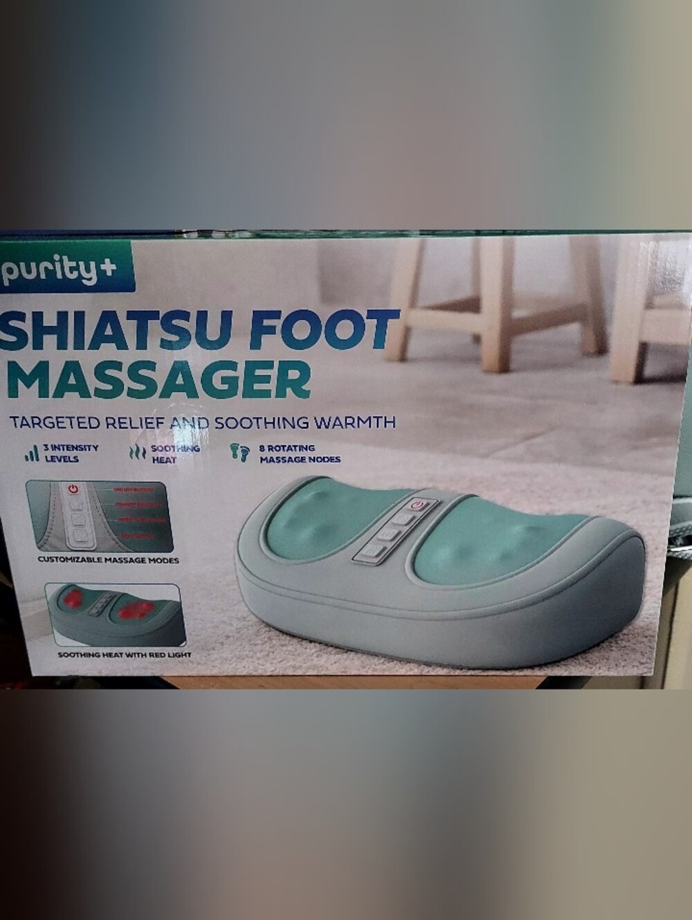 Foot Massager with Soothing Warmth - Green